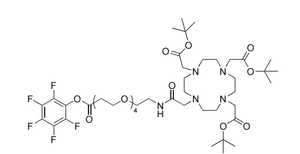 DOTA-tris(TBE)-amido-PEG4-TFP-Ester