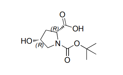 (2R,4R)-N-Boc-4-hydroxypyrrolidin-2-carbonsäure