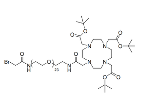 DOTA Tris(FSME)-Amido-dPEG23-Bromacetamid