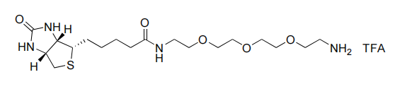 Biotin-dPEG3-NH₃+TFA-