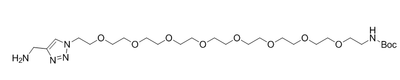 Tert-Butyl (26-(4-(Aminomethyl)-1H-1,2,3-triazol-1-yl)-3,6,9,12,15,18,21,24-Octaoxahexacosyl)carbamat